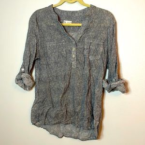 Carve design S lightweight cotton blue striped shirt. Excellent used condition.